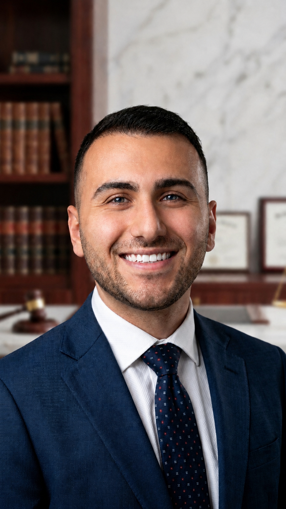 Portrait of Saro Sandaljian, Founding Attorney